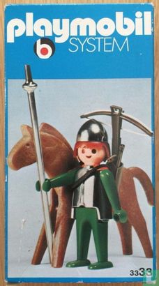 Playmobil Soldaat te Paard / Soldier with Horse - Afbeelding 1