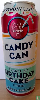 Candy Can Birthday Cake 500ml - Image 1