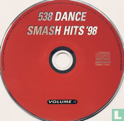 538 Dance Smash Hits '98-4 - Afbeelding 3