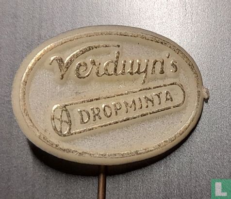 Verduyn's Dropminta goud op wit