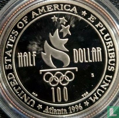 Vereinigte Staaten ½ Dollar 1996 (PP) "Summer Olympics in Atlanta - Football" - Bild 1