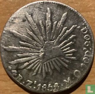 Mexico 4 real 1858 (Zs MO) - Afbeelding 1