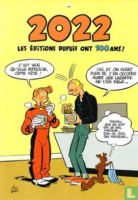 Info, Calendrier 2024 du journal Spirou - Editions Dupuis