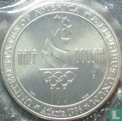 Verenigde Staten ½ dollar 1996 "Summer Olympics in Atlanta - Swimming" - Afbeelding 1