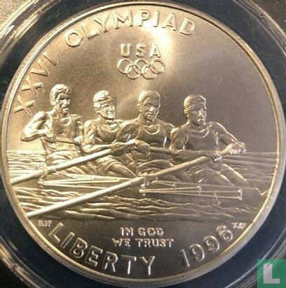 États-Unis 1 dollar 1996 "Atlanta Centennial Summer Olympics - Rowing" - Image 1