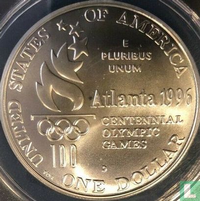 États-Unis 1 dollar 1996 "Atlanta Centennial Summer Olympics - Rowing" - Image 2