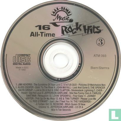 16 All Time Rock Hits 3 - Afbeelding 3