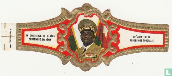 Son Excellence le Général Gnassingbé Eyadéma - Président de la République Togolaise - Afbeelding 1