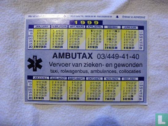 Ambutax kalender