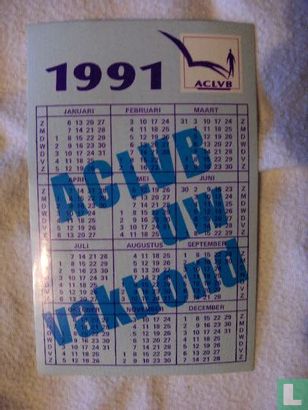 ACLVB kalender