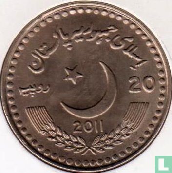 Pakistan 20 rupees 2011 "60th anniversary of Pakistan-China friendship" - Image 1
