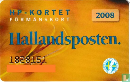 Benefit Card Hallandsposten 2008 - Image 1