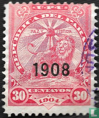 Lion (with overprint)