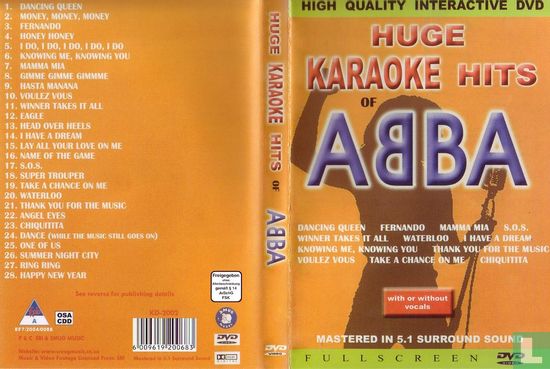 Abba Huge Karaoke Hits - Image 1