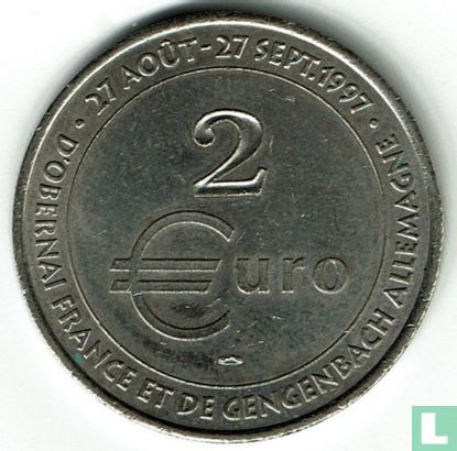 Frankrijk 2 Euro - Obernai - Gengenbach 1997 - Afbeelding 1