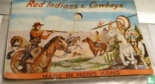 Cowboy te paard met revolver - Afbeelding 3