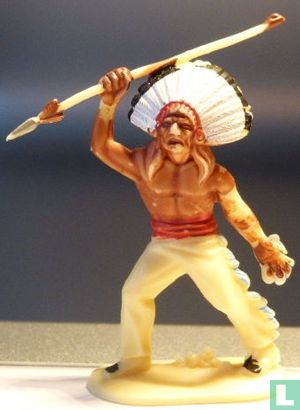 Chief with spear (white) - Image 1