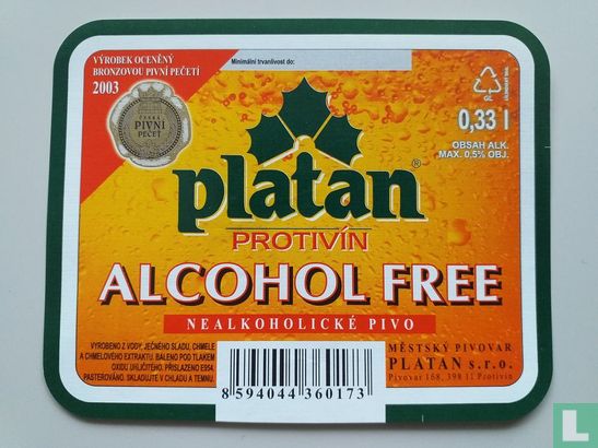 Platan alcohol free 