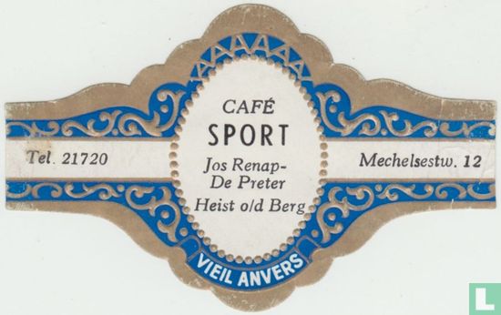 Café Sport Jos Renap-De Preter Heist o/d Berg - Tel. 21720 - Mechelsestw. 12 - Image 1