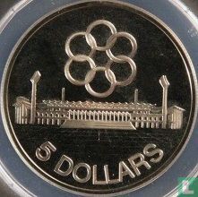 Singapore 5 dollars 1973 (PROOF) "Southeast Asian Games in Singapore" - Afbeelding 2