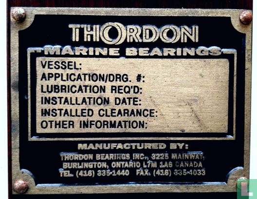 Thordon Marine Bearings