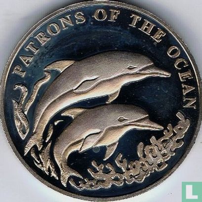Zambia 4000 kwacha 1998 (PROOF) "Patrons of the ocean - Dolphins" - Image 2