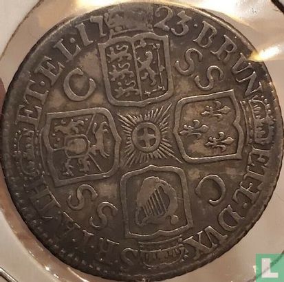 United Kingdom 1 shilling 1723 (type 2 - SS C) - Image 1
