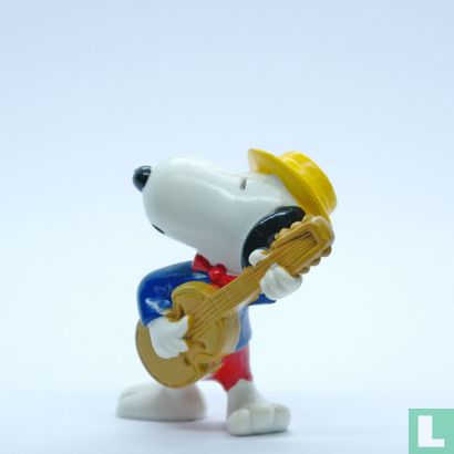 Snoopy met gitaar - Afbeelding 1