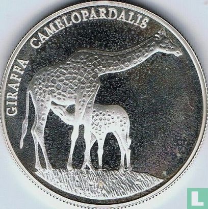Zambia 250 kwacha 1999 (PROOF) "Giraffe" - Afbeelding 2