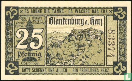 Blankenburg (Harz), Kreisblatt - 25 Pfennig 1920 - Image 1