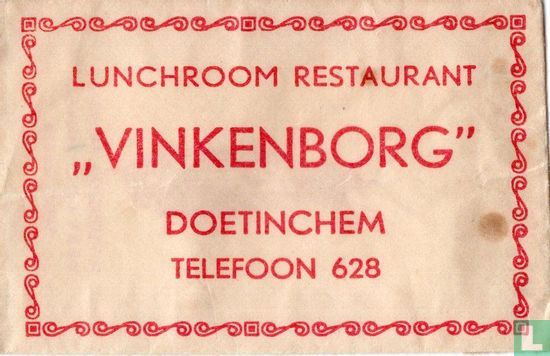 Lunchroom Restaurant "Vinkenborg" - Afbeelding 1