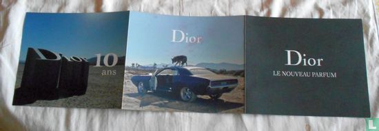 Dior, plaquette publicitaire en carton en 3 parties se depliant, parfum Sauvage, Johnny Depp - Bild 3