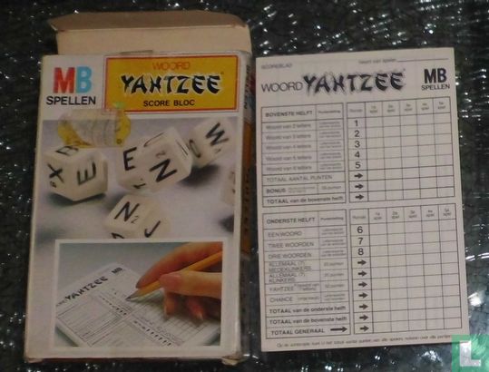Woord Yahtzee score bloc - Image 2