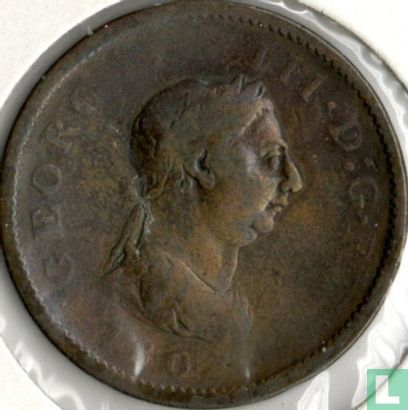 Royaume-Uni 1 penny 1807 - Image 1