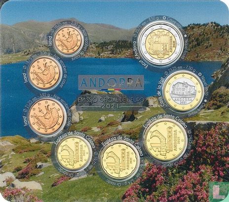 Andorra jaarset 2021 "Govern d'Andorra" - Afbeelding 2