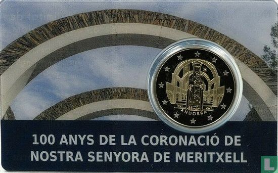 Andorre 2 euro 2021 (coincard - BE) "Centenary Coronation of Our Lady of Meritxell" - Image 1