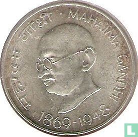 India 10 rupees 1969 (Bombay) "100th anniversary Birth of Mahatma Gandhi" - Image 1