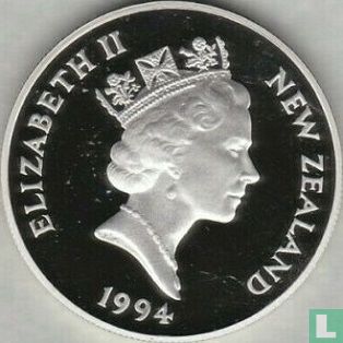 Nieuw-Zeeland 5 dollars 1994 (PROOF) "Queen Elizabeth the Queen Mother" - Afbeelding 1
