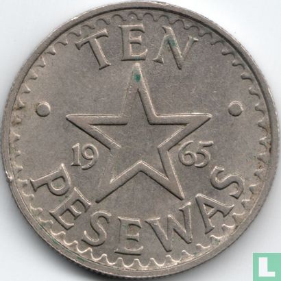 Ghana 10 pesewas 1965 - Afbeelding 1
