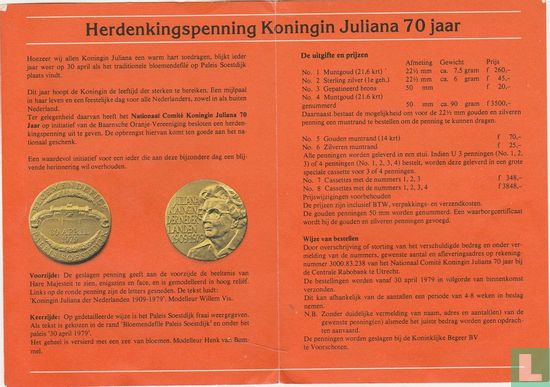 Herdenkingspenning Koningin Juliana 70 jaar - Bild 3