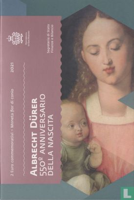 San Marino 2 euro 2021 (folder) "550th anniversary Birth of Albrecht Dürer" - Afbeelding 1