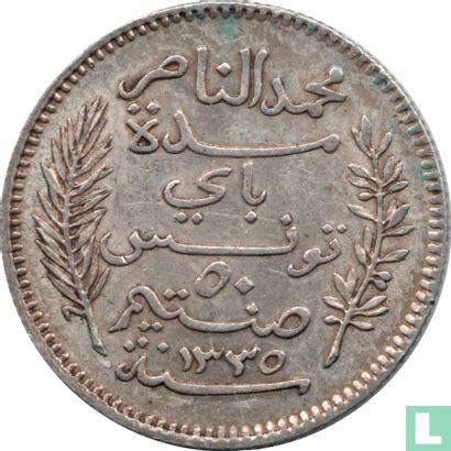 Tunesien 50 Centime 1916 (AH1335) - Bild 2