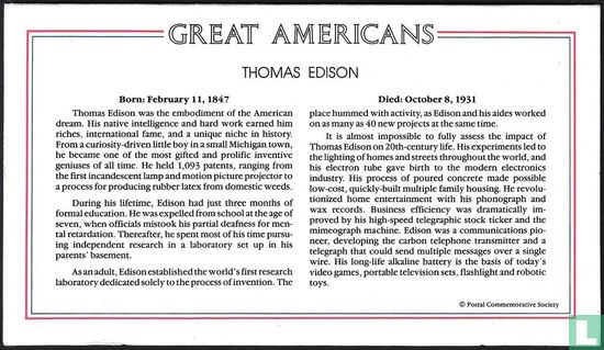 Gouden replica Thomas Edison zegel - Bild 2