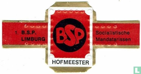 BSP - B.S.P. Limburg - Socialistische Mandatarissen - Image 1