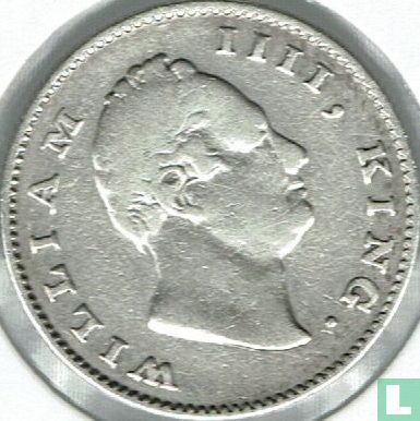 Britisch-Indien ½ Rupee 1835 (ohne Buchstabe) - Bild 2
