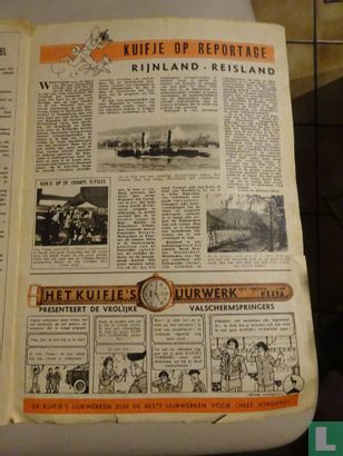 Kuifje op reportage "Rijnland - reisland" + de vrolijke valschermspringers - Afbeelding 1