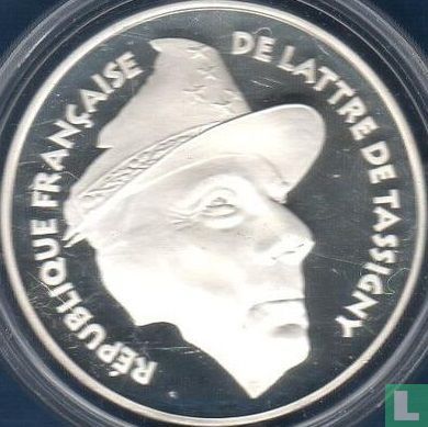 Frankrijk 100 francs 1994 (PROOF) "Marschal De Lattre de Tassigny" - Afbeelding 2
