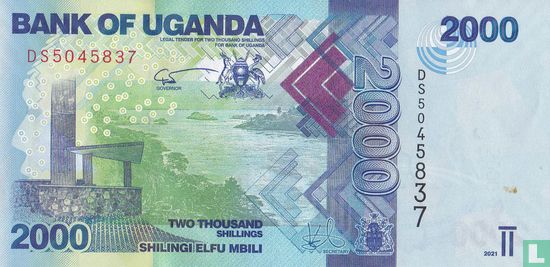 Uganda 2.000 Schilling - Bild 1