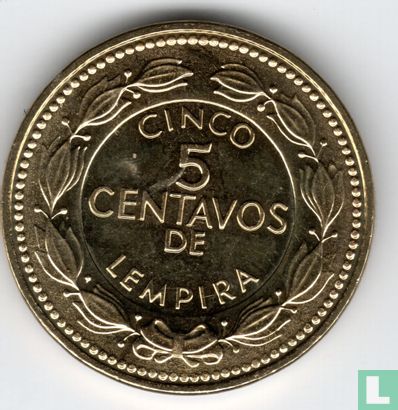 Honduras 5 centavos 2014 - Afbeelding 2