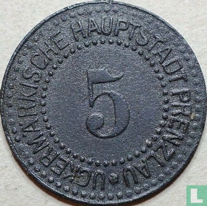 Prenzlau 5 pfennig 1917 - Afbeelding 2